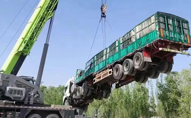 蕉城区道路脱困救援案例